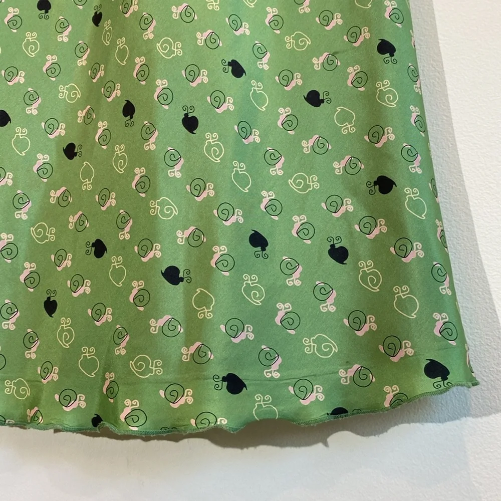 Vintage Hype Green Silk Dress - Picture 3 of 11